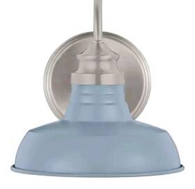 Hb3670-336 Hampton Bay Elmcroft 7.63 In 1-light Brushed Nickel Modern Farmhouse Wall Sconce
