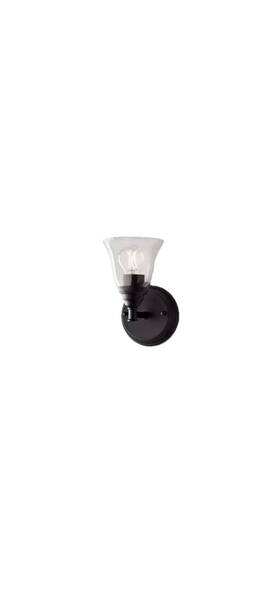 Hb3675-43 Hampton Bay Marsden 5.5 Inch 1-light Matte Black Transitional Wall Sconce