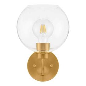 Hd-1861-1agb Hampton Bay Vista Heights 8 Inch 1-light Aged Brass Vanity Light Fixture
