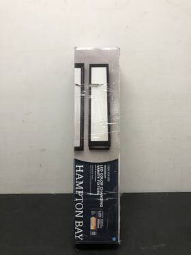 Iqp1301lx-07 Hampton Bay Iqp1301lx-07/bk Woodbury 24.6 Inch 1-light Black Led Vanity Light