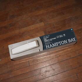 Iqp1381l-4 Hampton Bay Woodbury Linear Led Vanity Light Bar Brushed Nickel 24.5 Inch