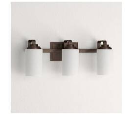 Rs254664 Hampton Bay Moreno 21 Inch 3-light Oil-rubbed Bronze Bathroom Vanity Light