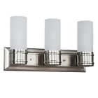 V433nk03 Hampton Vanity Nickel Bay 3-light Wall Brushed Fixture