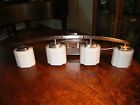 662-635 Hampton Wall Bay Vanity Lamp 4light Architecture Sconce 33 Series " Nickel 662635