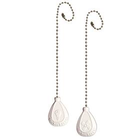 40399 Harbor Breeze 2-pack White Pull Chain