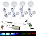 Hardwirergbrf4 Aiboo Led Rgb Hardwired Under Cabinet Direct Wire Lighting Rf