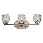 Haus8891-3ss Happy Homewares Modern European Style Satin Silver Bathroom 0616086394737