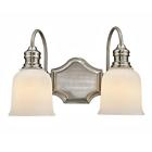 Hd-1181 Home Decorators Collection Satin Nickel Vanity Light With 782042908963