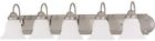 Hd-3282 Glomar Vanity Lighting Frosted White Glass Shade Down 0045923632822