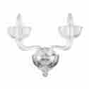 Hd140373 Hampton Bay Ariel 2-light 60 Watt Chrome Wall Sconce New