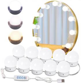 Heloie 782948327974 Led Vanity Mirror Lights 15 Ft For Makeup Dressing Light Heloie 782948327974 Led Vanity Mirror Lights 15 Ft For Makeup Dressing Light
