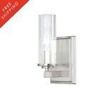 Hfgj7367 Donny Osmond Home Wall Sconce Brushed Nickel Clear 7449681713367