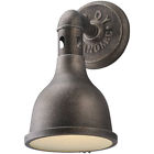 B3861 Hill Lighting 13 Glass " Sconce Troy Light Frosted Telegraph Wall 1