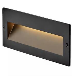 1565sk Hinkley Pair Taper Step Deck Light 12v Wide Horizontal Satin Black New