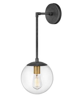 3742dz Hinkley Aged Zinc Led Pendant From The Warby Collection