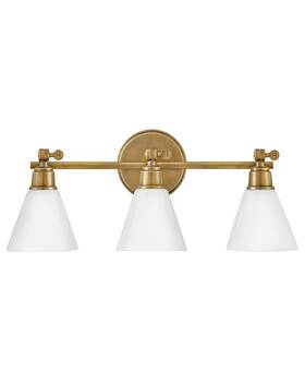 51183hb Hinkley Heritage Brass Led Vanity From The Arti Collection