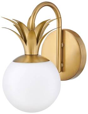 54150hb Hinkley Palma 10 1/2 Inch High Heritage Brass Wall Sconce 54150hb Hinkley Palma 10 1/2 Inch High Heritage Brass Wall Sconce