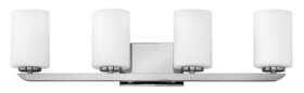 55024pn Hinkley Kyra 4-light Bath Vanity In Polished Nickel