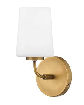 853450hb Hinkley Kline Bathroom Vanity Light In Heritage Brass