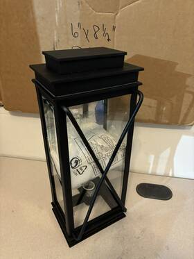 11194mb Hinkley Lighting Montecito 15 Inch High Museum Black Outdoor Wall Light