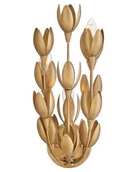 Style-17.25 Hinkley Lighting 30010bng - Flora 15w 3 Led Large Wall Sconce In Bohemian