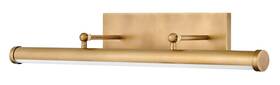 31013hb-hb Hinkley Lighting 31013 Regis 33 Inch W Led Accent Wall Light - Heritage Brass /