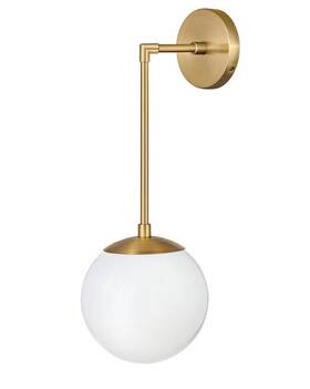3742hb-wh Hinkley Lighting - Warby One Light Wall Sconce-heritage Brass Finish-cased 3742hb-wh Hinkley Lighting - Warby One Light Wall Sconce-heritage Brass Finish-cased