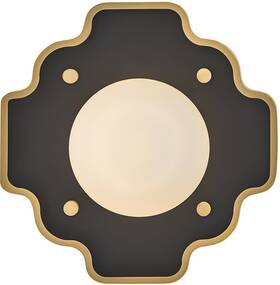 48410gk-ll Hinkley Lighting 48410-ll Howe 8 Inch Tall Led Wall Sconce - Black