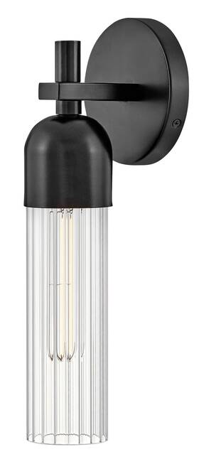 50910bk Hinkley Lighting 50910 Soren 15 Inch Tall Wall Sconce - Black
