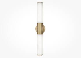 51152hb Hinkley Lighting 51152 Brass Facet 2-light 26 Inch W Integrated Led Bath Bar