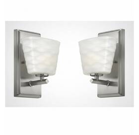 5200bn Hinkley Lighting Lot Of 2 Pieces Tory Wall Sconces Brushed Nickel New