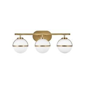 5663hb-ll Hinkley Lighting Hollis Bathroom Vanity Light Heritage Brass