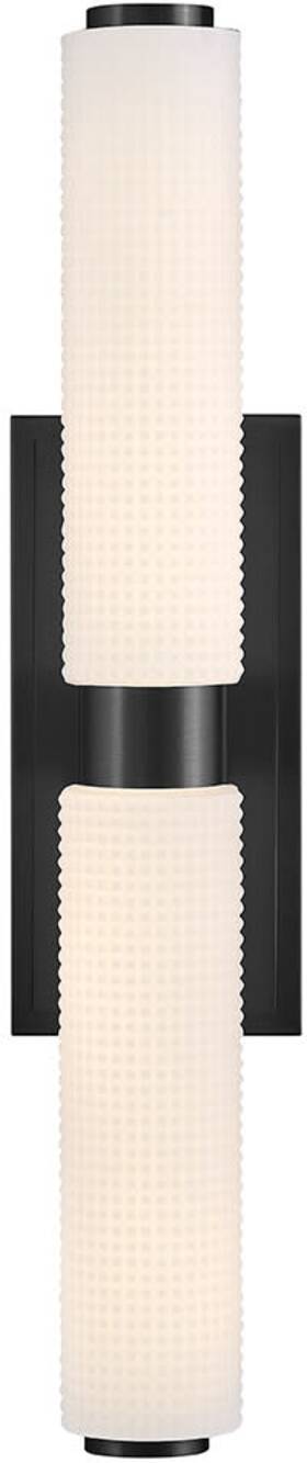 57432bk Hinkley Lighting 57432 Lottie 2 Light 5 Inch W Led Bath Bar - Black