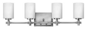 57554bn Hinkley Lighting - Laurel 4 Light Bath Vanity In Traditional And Transitional