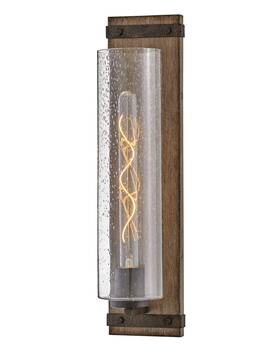 5941sq-ll Hinkley Lighting 5941-ll Sawyer 20 Inch Tall Led Bathroom Sconce - Sequoia
