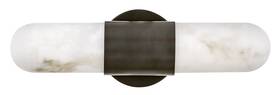 Hinkley Lighting 640665525113 52510-led Ibiza 2 Light 16 Inch W Led Bath Bar - Black