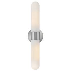 57482 Hinkley Lighting 640665921434 Nina 2 Light 24 Inch Tall Wall Sconce - Chrome 57482 Hinkley Lighting 640665921434 Nina 2 Light 24 Inch Tall Wall Sconce - Chrome