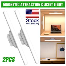 50751-0xx Homchum 2 Pcs Wireless Under Cabinet Light For Reading Makeup Led Usa