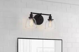 1006324392 Home Decorators Collection New Evelyn 16.25 Inch 2 Light Matte Black Industrial Vanity 1006324392 Home Decorators Collection New Evelyn 16.25 Inch 2 Light Matte Black Industrial Vanity