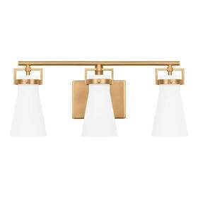 1008824943 Home Decorators Collection Clermont 22 Inch 3-light Satin Brass Bathroom Vanity Light