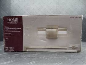 205115a Home Decorators Collection Vicino H 2-light Led Bathroom Vanity Light 12.61 Inch W X 5.71