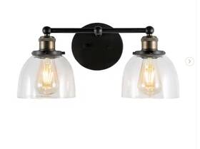 Hb2624-313 Home Decorators Collection Hdc Evelyn 16.25 Inch 2-light Artisan Bronze Industrial Vanity Light