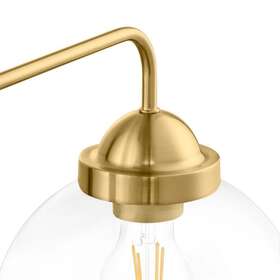 Hdli018 Home Decorators Collection Vanity Lighting 9.84 Inch X29.92 X8.66 3-light Brush Gold