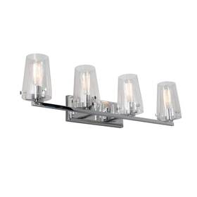 Knr1304ax-01 Home Decorators Collection Knr1304ax-01/cr Creek Crossing 33.75 Inch 4-light Chrome Industrial