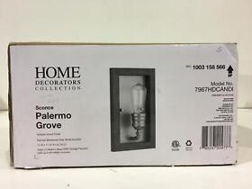 Home Decorators Collection Palermo Grove 1-light Antique Nickel Sconce