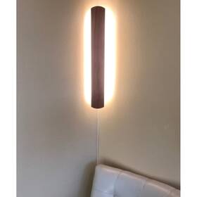 Homeconcept 690391098207 Solid Oak Hover Plank Corner/wall Accent Light Plug-in N/a