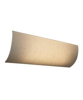 Vs0726mwh Homeconcept Moderne Vanity Light Cover Refresh Kit 26 Inch W White Textured Fabric Shade