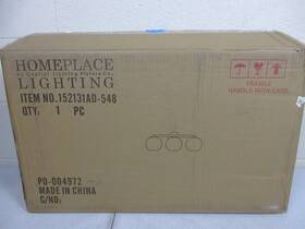 152131ad-548 Homeplace Lighting 22.75 Inch W X 8 H 3-light Globe Vanity Light Aged Brass