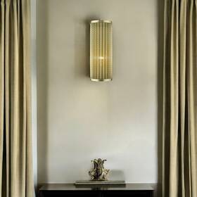 398786 Homeroots Basetti 1-light Gold Sconce