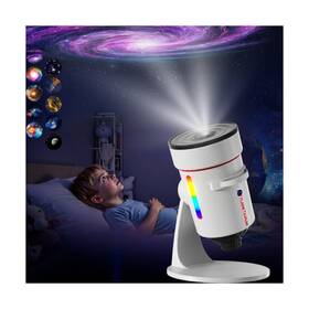 Dwb-01 Hommkiety Galaxy Projector Upgraded 4k Hd Star Lens 10 Slides Image Plan